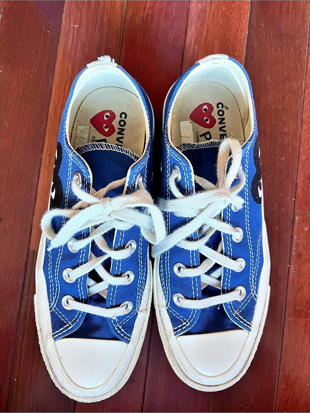 Converse Blue & White Sneakers